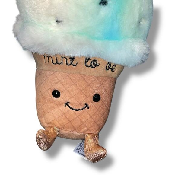 Aurora Plush Mint To Be Ice Cream Wit Stuffed Animal Just Sayin Bedroom Decor 8" - Picture 6 of 14